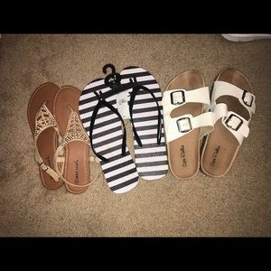 BUNDLE OF 3 SANDALS